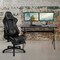 Flash Furniture Black Gaming Desk-Cup Holder/Reclining Chair Set BLN-X30D1904-GY-GG - alternate 1